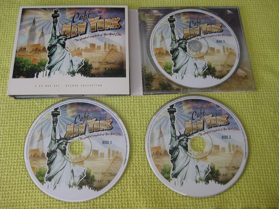 Café New York Greatest Songbook of New York City 3 CD album Jazz ft Pat Metheny  - Image 1 of 1