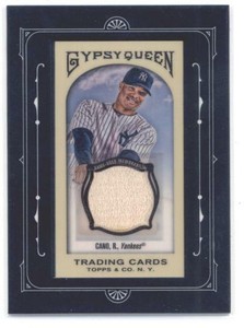 2011 Topps Gypsy Queen Framed Mini Relics #FMRC-RC Robinson Cano Yankees NM-MT (