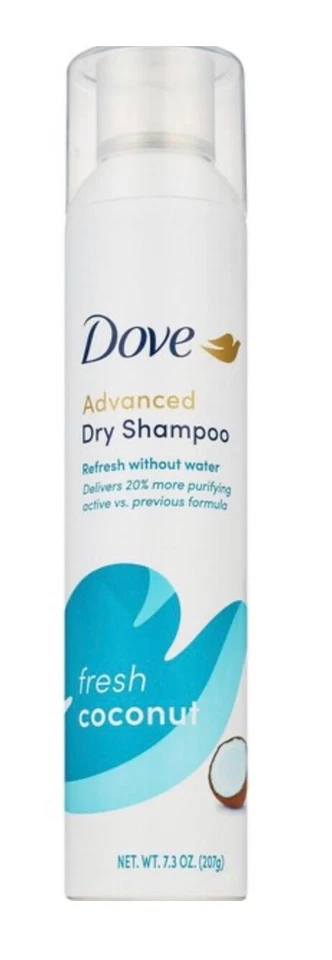 Champú seco avanzado Dove, coco fresco, 7,3 OZ Foto 1 de 1