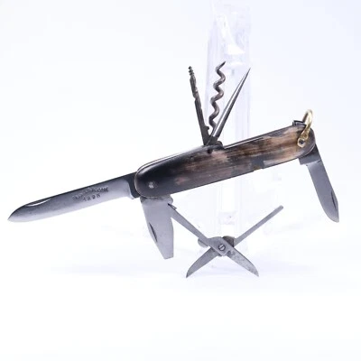 NAVAJA DE BOLSILLO PLEGABLE MULTIHERRAMIENTA 1892 FRANCIA FRANCESA Y RUSIA ANTIGUA ANTIGUA DE COLECCIÓN Foto 1 de 4