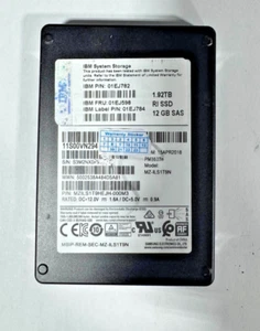 IBM 2078-ACN0 V5000 Storwize 1.92TB RI SSD 2.5" 12GB SAS 01EJ598 01EJ782 - Picture 1 of 1