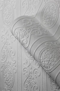 Múltiples rollos de vinilo de lujo Louisa RD750 Anaglypta - Imagen 1 de 5