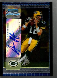 A0887- 2005 Bowman Chrome #221 Aaron Rodgers RC Auto / 199 - Nm-Mt (Rookie) - Bild 1 von 2