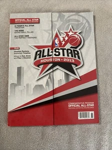2013 NBA Official All-Star Houston Commemorative Program W/Sealed Community Rprt - Picture 1 of 6
