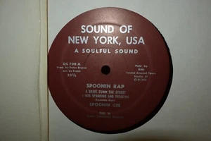 Spoonin Gee Rare 12" '79 Sound Of New York Peter Brown Spoonin Rap Unplayed NM - Picture 1 of 2