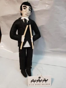 Collectible Ornament Ringo Starr Beatles Wool Hand Sewn Felt Global - Picture 1 of 3