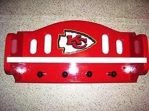 Kansas City Chiefs Cabezas Bobble Estante de Exhibición para Cabezas Bobble - Imagen 1 de 12