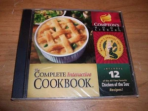 The Complete Interactive Cookbook CD-ROM Compton's Home Library Recipes NEW - Picture 1 of 2