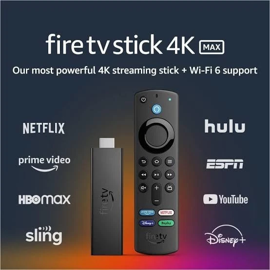 Amazon Fire TV Stick 4K Max Gen 2 | Streaming Device | Wi-Fi 6 Alexa Voice - Image 1 of 1