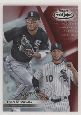 2018 Topps Gold Label Class 1 Red /75 Yoan Moncada #34 - Image 1 of 2