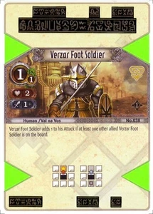 Verzar Foot Soldier - Set 1 - The Eye of Judgment TCG - Bild 1 von 6