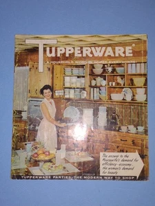 Tupperware Sales Catalog Brochure Booklet Pamphlet Magazine Menus 1958 Vtg Home - Foto 1 di 10