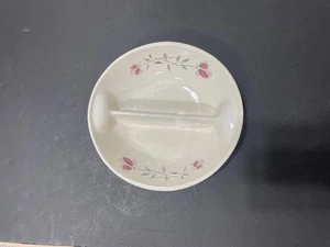 Franciscan "Duet Rose" Divided Serving Dish - Gladding McBean USA - Picture 1 of 7