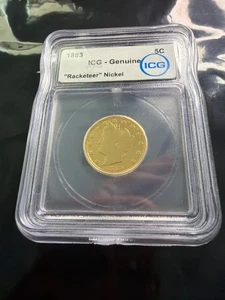 1883 Racketeer nickel (no cents) - Picture 1 of 2