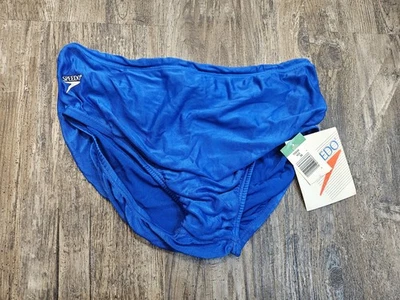 Calzoncillo de natación Speedo vintage para hombre azul talla 36 hecho en EE. UU. NUEVO con etiquetas estilo 70800 Foto 1 de 4