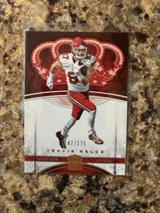 2017 Panini Preferred Crown Royale Holo Gold /175 Travis Kelce KC Chiefs - Picture 1 of 1