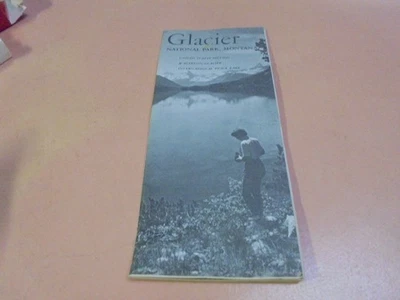 Folleto vintage 1963 Parque Nacional Glacier, Servicio de Parques Nacionales Montana Foto 1 de 3