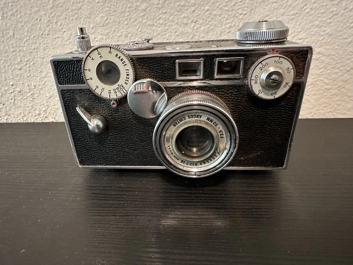 argus C3 COATED CINTAR 50MM f/3.5 革ケース付 argus C3 COATED