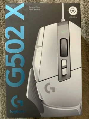 Logitech G502 X Wired Gaming Mouse - White - Image 1 of 3