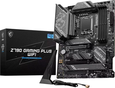 MSI - Z790 GAMING PLUS WIFI (Socket LGA 1700) Intel Z790 ATX DDR5 Wi-Fi 6E Mo...