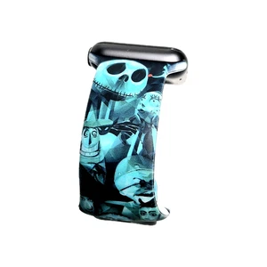 Apple Watch Armband - Disney - NBC Jack Skellington - 38-41mm passend für 1-9, SE & Ultra - Bild 1 von 5
