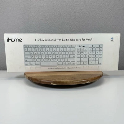 iHome Full Size Wired USB Keyboard for MAC 109-key White IMACK121S-AZ - Image 1 of 4