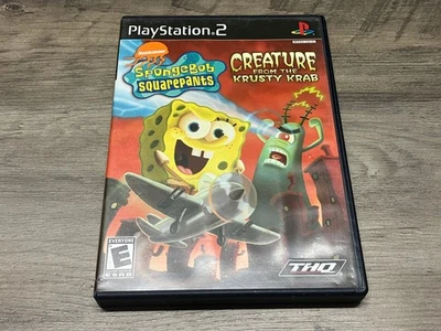 SpongeBob: Creature from the Krusty Krab (PlayStation PS2, 2006) Clean & TESTED! - Image 1 of 4