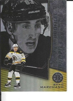 2017-18 UPPER DECK TIM HORTON'S #PP-4 "PLATINUM PROFILES" BRAD MARCHAND - Image 1 of 2