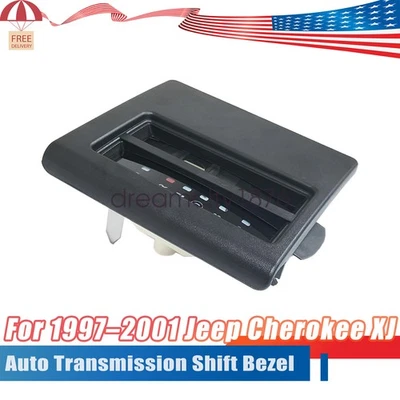 Nuevo bisel de cambio de transmisión automática para Jeep Cherokee XJ 1997-2001 Foto 1 de 4