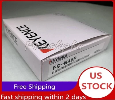 KEYENCE FS-N42P Fiber optic amplifier sensor NEW  US Free TAX - Image 1 of 4
