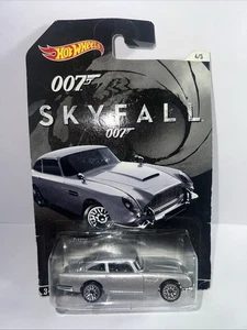 Hot Wheels 007 James Bond Aston Martin 1963 DB5 Skyfall Sealed 4/5 R28 - Picture 1 of 5
