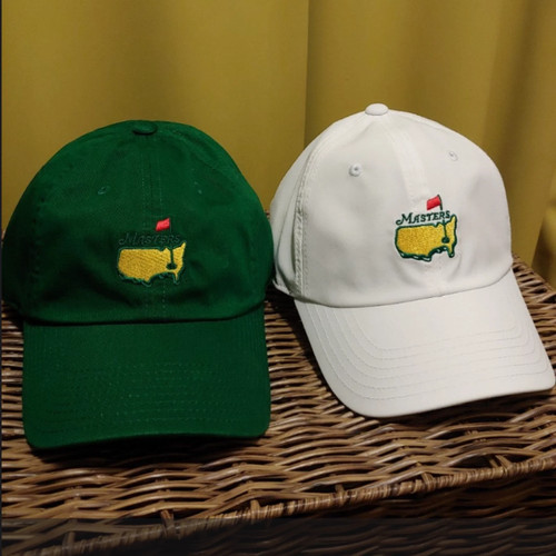 Augusta National Golf Club 2026 Dad Hat White, Green & Black Masters ...