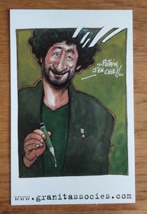 Carte Lidwine , Portrait de Loisel , ( 55 x 85 mm , édition Granit Associés ) - Imagen 1 de 2