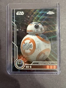 BB-8 - 2023 Topps Chrome Star Wars #54 Black Wave Refractor - Picture 1 of 2