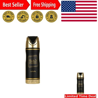Spray desodorante perfumado Khamrah para hombres y mujeres - Elegante fragancia fresca de 6,7 oz Foto 1 de 3