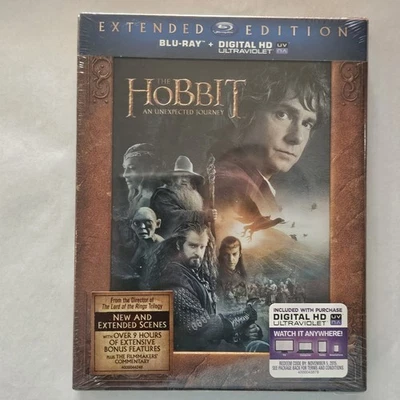 The Hobbit An Unexpected Journey Blu Ray Extended Edition Brand New Sealed - Image 1 of 2
