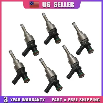 Nuevo inyector de combustible 6 piezas para Audi S4 A5 A6 A8 Q5 Q7 A7 Touareg Cayenne 3.0T Foto 1 de 4