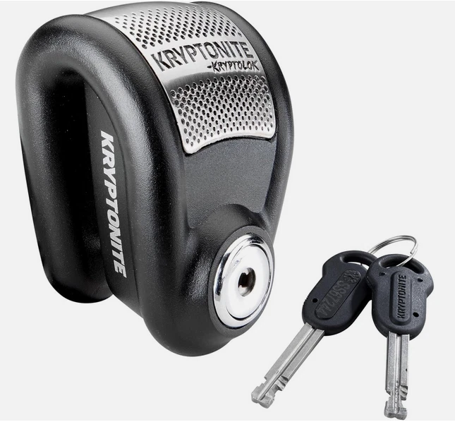 Kryptonite Kryptolok 6a Alarm Motorcycle Brake Disc Lock 004776