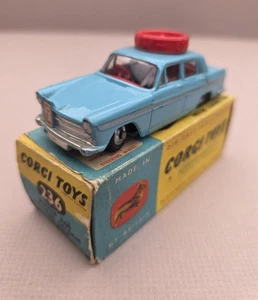 Vintage 60s Corgi 236 -Austin A60-Driving School car Steering original box - Picture 1 of 10