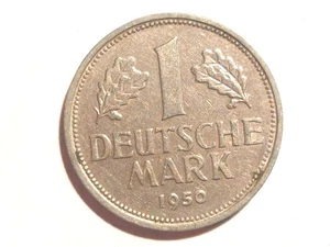 Münze Deutschland BRD: 1 Mark 1950 G - Bild 1 von 2