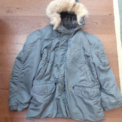 Vtg 1950s USAF Albert Turner N3b Parka Aircrew Arctic Archive Decal Mods Scooter - Image 1 of 4