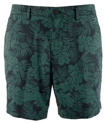 Pantalones cortos Michael Kors para hombre hojas de palma 7" entrepierna Foto 1 de 4