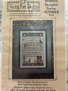 Waxing Moon Designs- October Monthly Sampler Chart - Picture 1 of 2