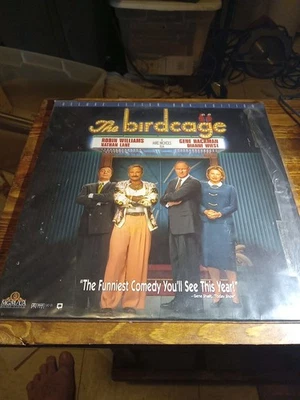 The Birdcage Laserdisc Untested Robin Williams Movie - Imagem 1 de 4