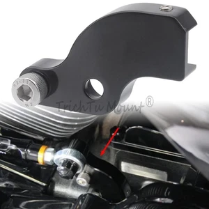 Black Motorcycle Gear Shift Neutral Assist Bracket For Harley Softail Touring M8 - Picture 1 of 26
