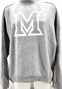 Miami University Redhawks Adidas Versa Crewneck Oversized Sweatshirt Womens XL - Picture 1 of 9