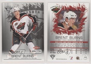 2003-04 Pacific Private Stock Titanium Retail /750 Brent Burns #123 Rookie RC