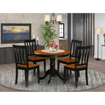 Dining  set  -  5  Pcs  with  4  Wood  Chairs - Image 1 of 4