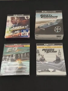 The Fast and the Furious 1-9 4K UHD/Bluray Steelbook Set mit Schutzhüllen - Bild 1 von 2