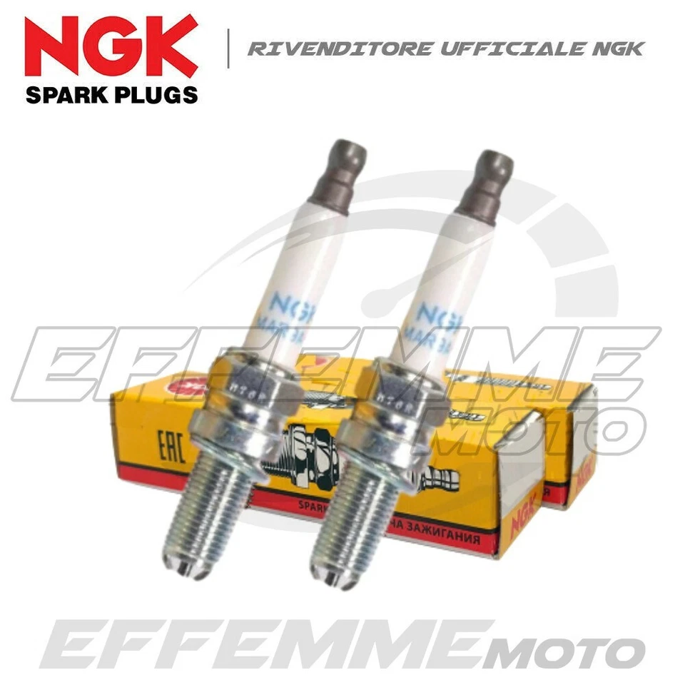 Kit 2 Candele DUCATI Multistrada 1200	/ 1200 S 2010 2011 2012 (NGK MAR9A-J) - Immagine 1 di 1